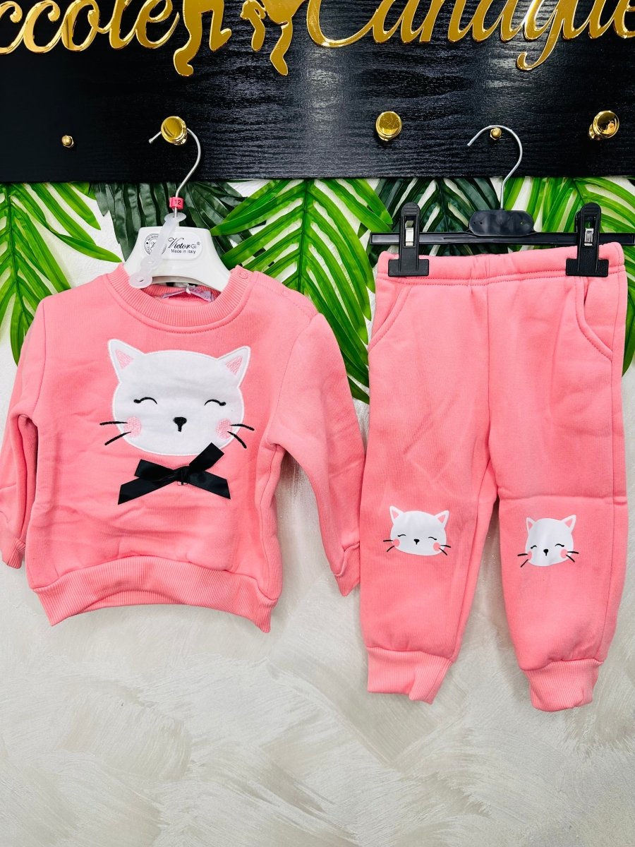 Tuta Felpata Gattina - Piccole Canaglie - PC24188