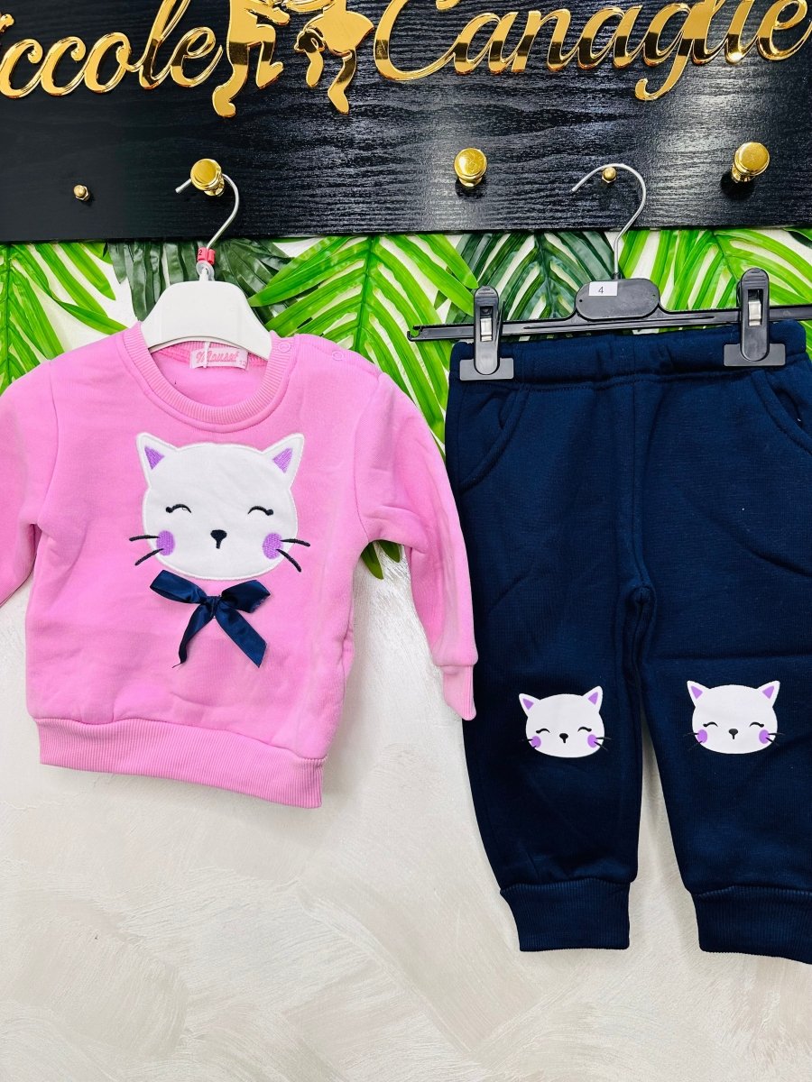 Tuta Felpata Gattina - Piccole Canaglie - PC24194