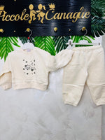 Tuta felpata “Little Star Panna” - Piccole Canaglie - PC23875