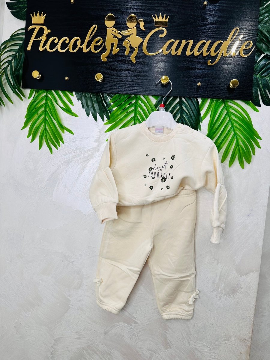 Tuta felpata “Little Star Panna” - Piccole Canaglie - PC23875