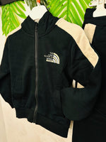 Tuta Felpata modello North Face@ Nera e Begie - Piccole Canaglie - PC24144