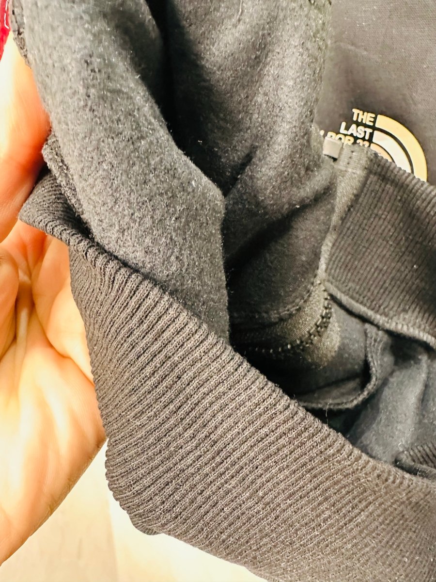 Tuta Felpata modello North Face@ Nera e verde - Piccole Canaglie - PC24138