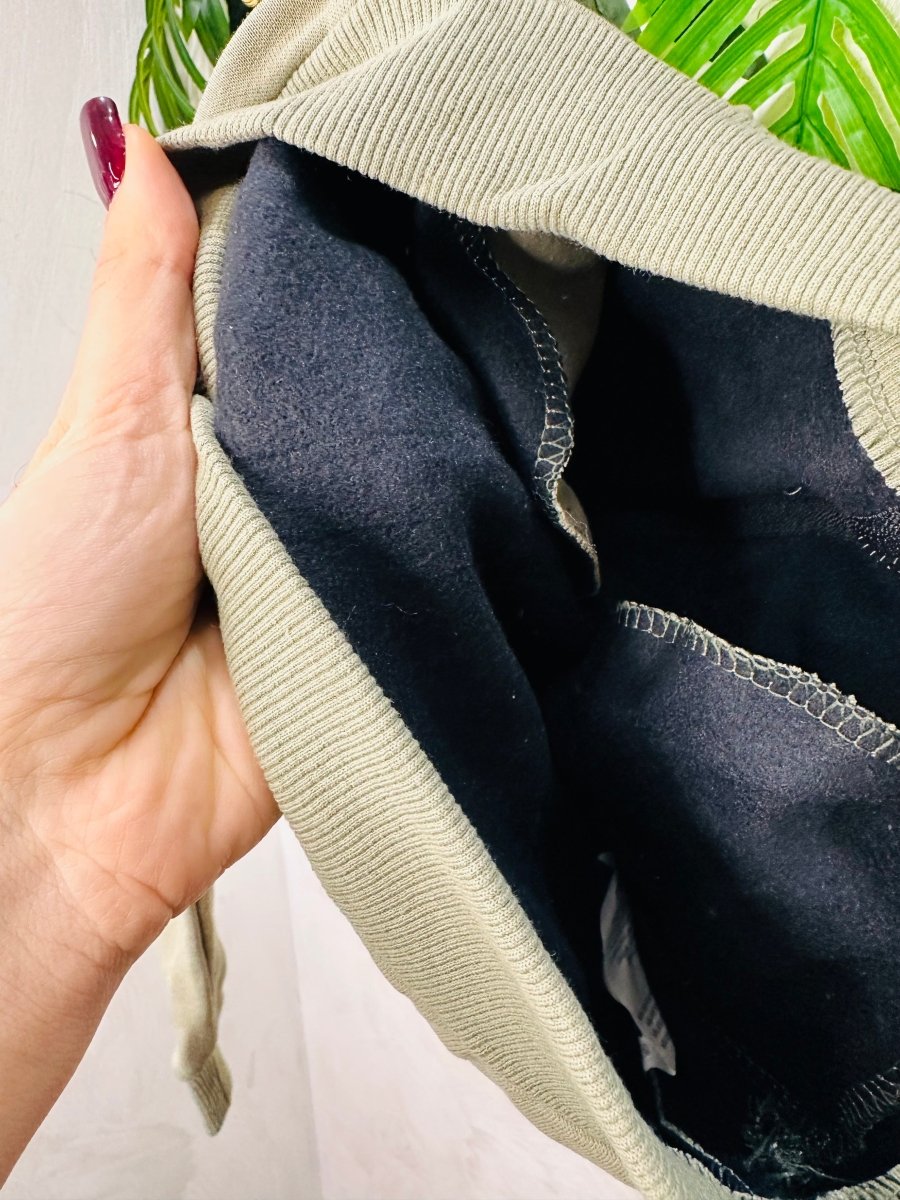 Tuta Felpata modello North Face@ Nera e verde - Piccole Canaglie - PC24138