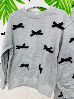 Tuta Fiocchetti Grigia Felpata - Piccole Canaglie - PC23354