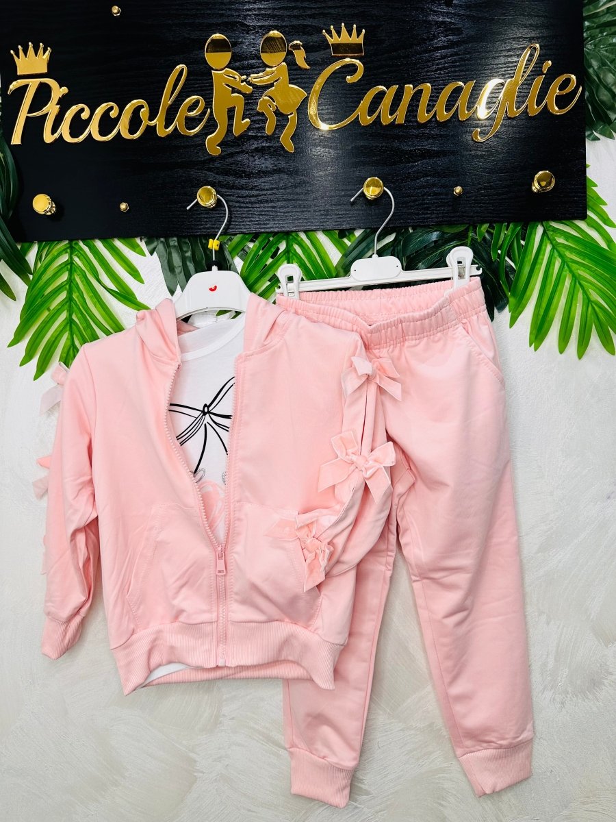 Tuta Fiocchetto Rosa 665 - Piccole Canaglie - PC25611
