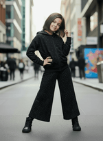 Tuta Galaxy Felpata Nera - Piccole Canaglie - PC23484