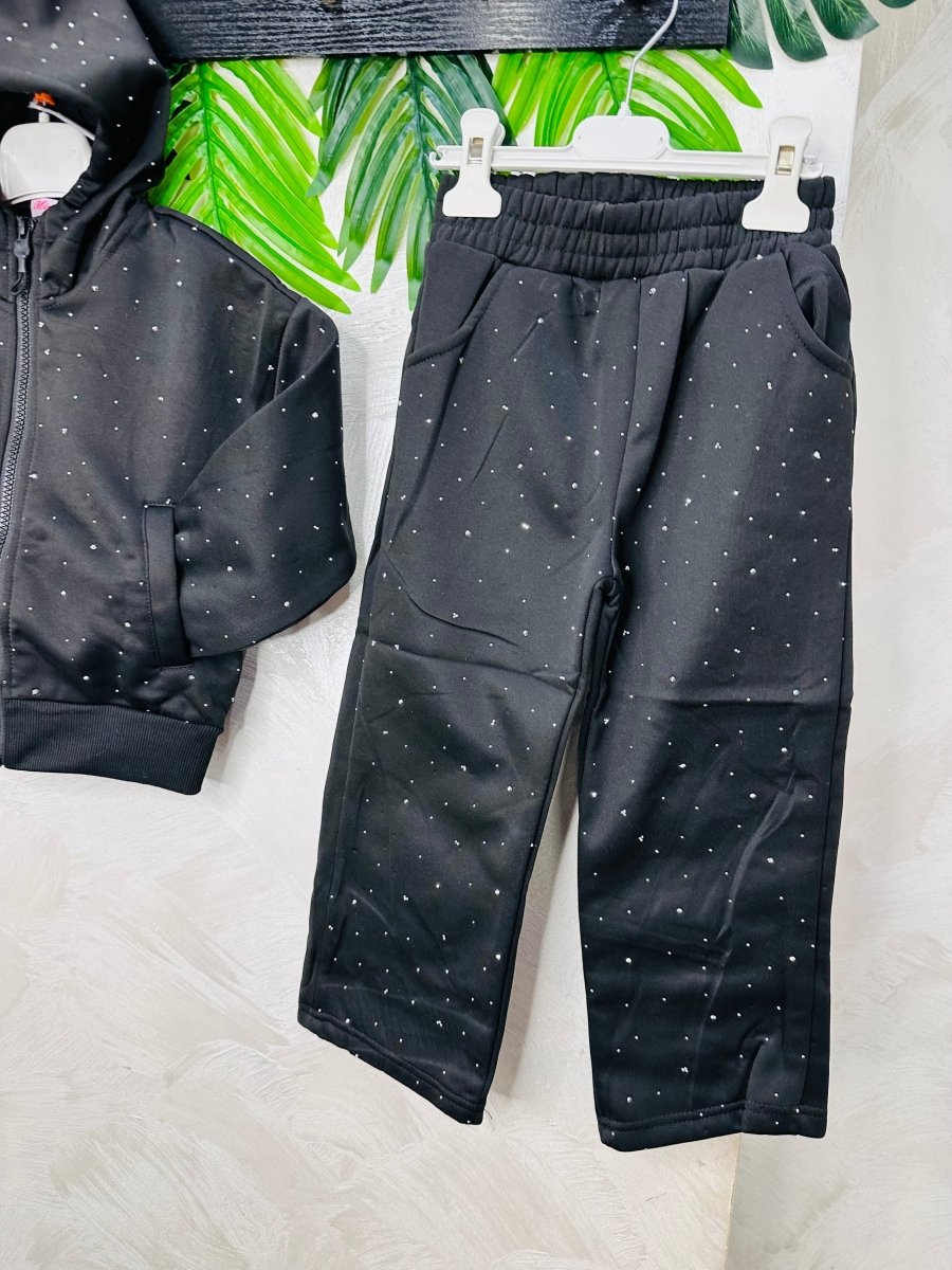 Tuta Galaxy Felpata Nera - Piccole Canaglie - PC23484