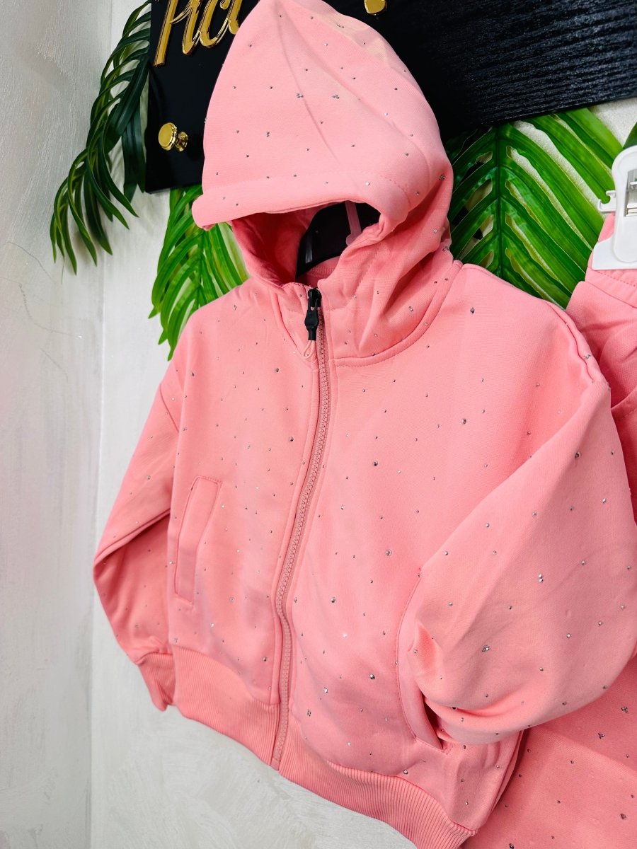 Tuta Galaxy Felpata Rosa - Piccole Canaglie - PC23478