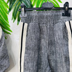 Tuta Hand Some Effetto Jeans Nera - Piccole Canaglie - PC22886