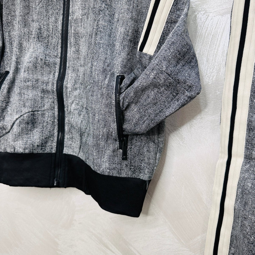 Tuta Hand Some Effetto Jeans Nera - Piccole Canaglie - PC22886