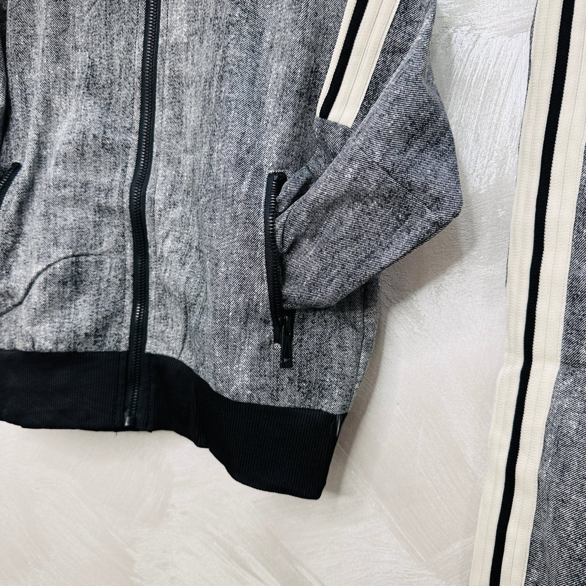 Tuta Hand Some Effetto Jeans Nera - Piccole Canaglie - PC22886