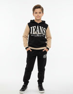 Tuta Jeans felpata - Piccole Canaglie - PC24218