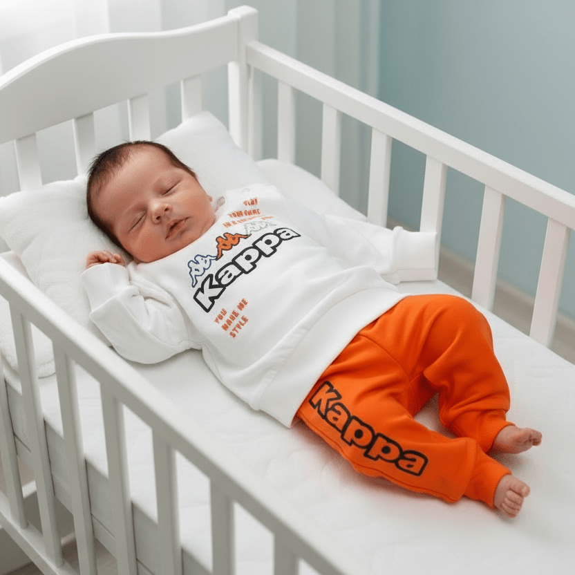 Tuta Kappa Arancio In Cotone - Piccole Canaglie - PC25839