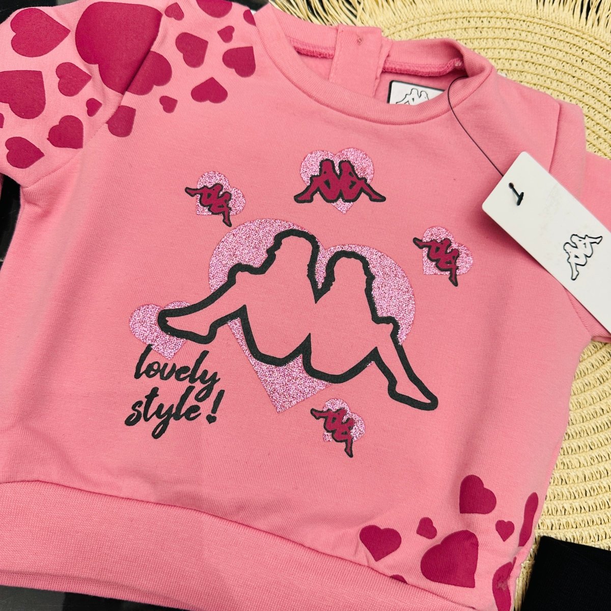 Tuta Kappa Cuori Rosa - Piccole Canaglie - PC22416
