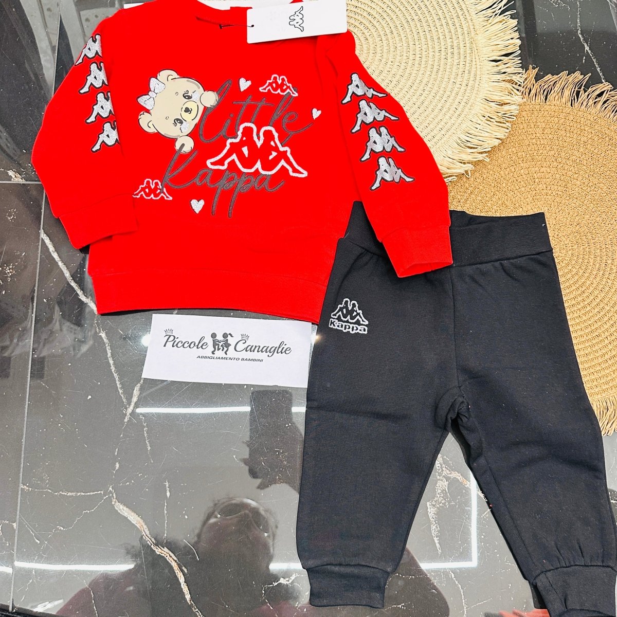 Tuta Kappa Orsetta rossa - Piccole Canaglie - PC22447