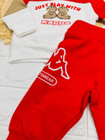 Tuta Kappa Orsetti Rossi In Cotone - Piccole Canaglie - PC25842