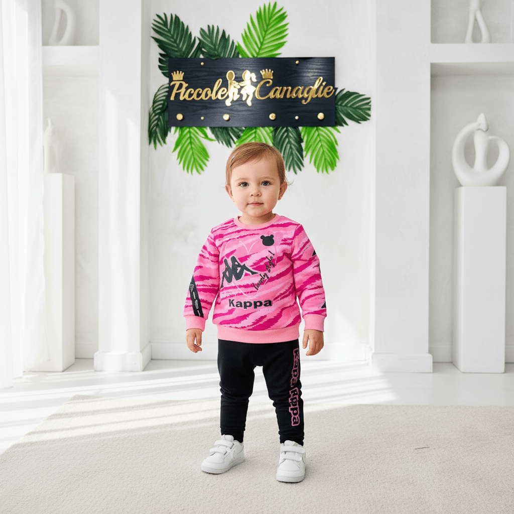 Tuta Kappa Quartz Pink - Piccole Canaglie - PC22453