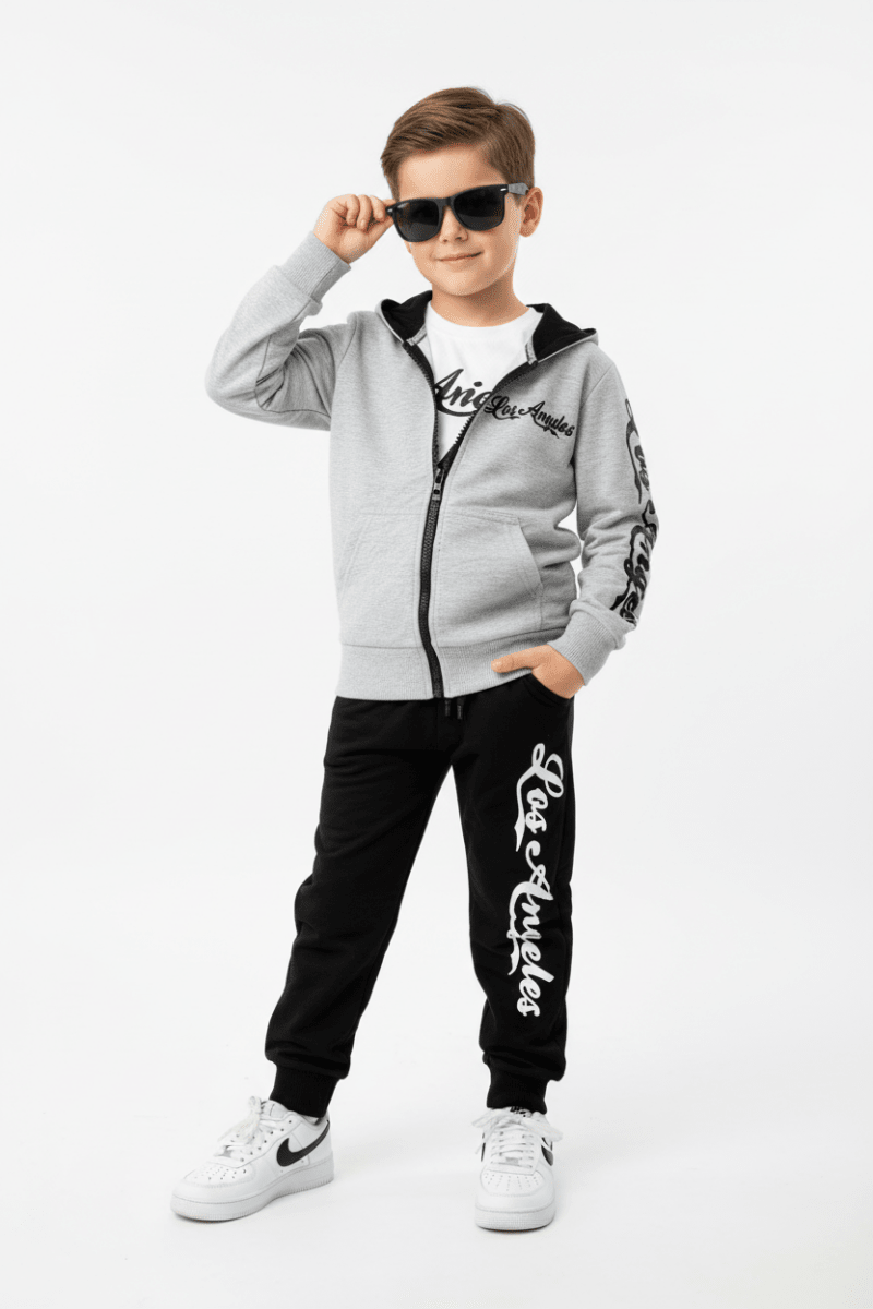 Tuta Los Angeles Grigia 1383 - Piccole Canaglie - PC25653