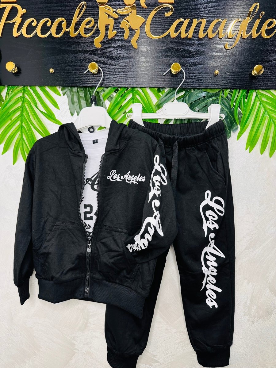 Tuta Los Angeles Nera 1383 - Piccole Canaglie - PC25643