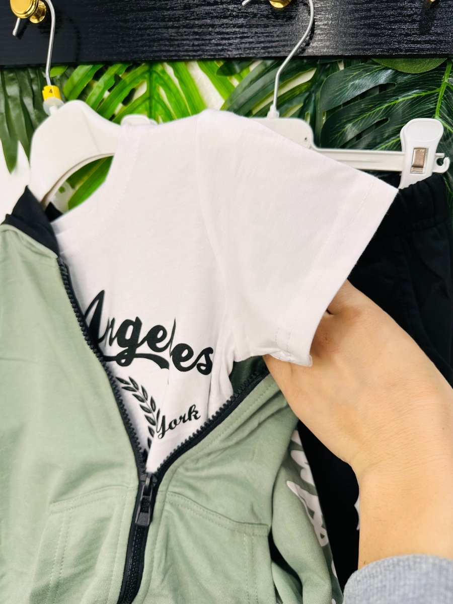 Tuta Los Angeles Verde 1383 - Piccole Canaglie - PC25648