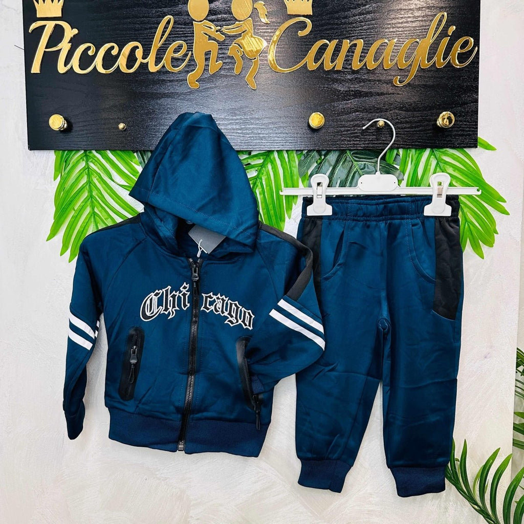 Tuta Mod Chicago petrolio - Piccole Canaglie - PC21518