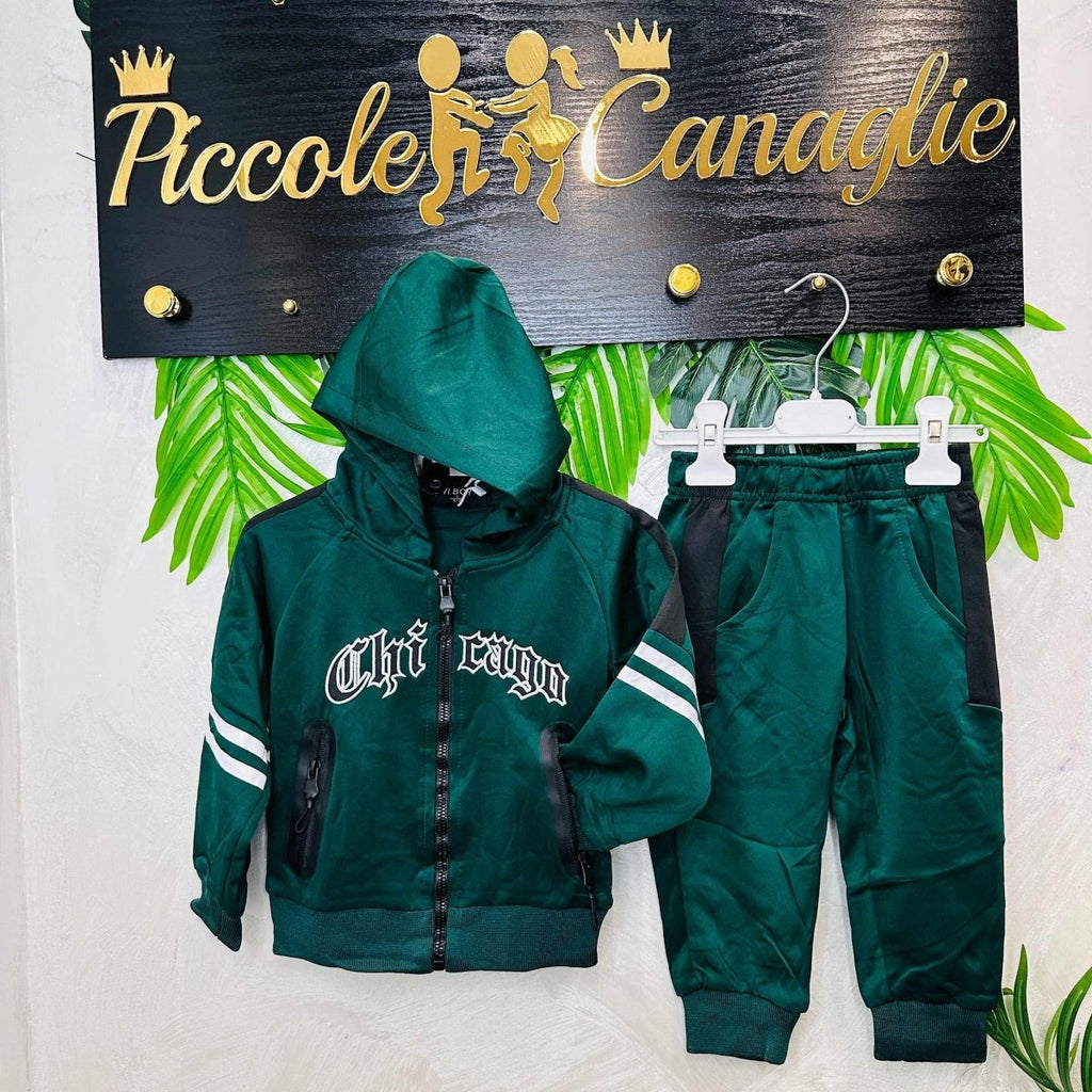 Tuta Mod Chicago Verde - Piccole Canaglie - PC21523