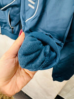 Tuta Modello Ferr@ri felpata blu Petrolio - Piccole Canaglie - PC23426