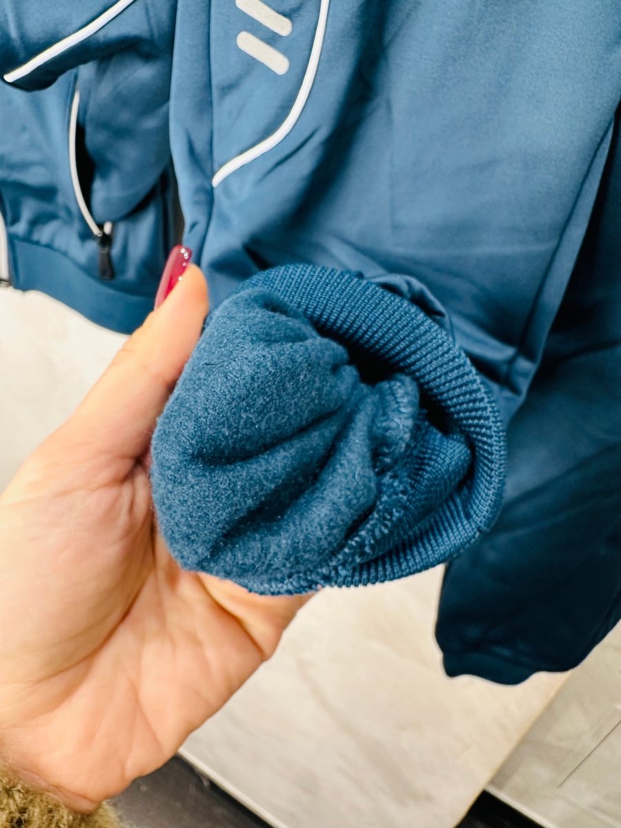 Tuta Modello Ferr@ri felpata blu Petrolio - Piccole Canaglie - PC23426