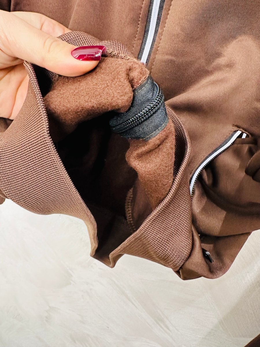 Tuta Modello Ferr@ri felpata Marrone - Piccole Canaglie - PC23420