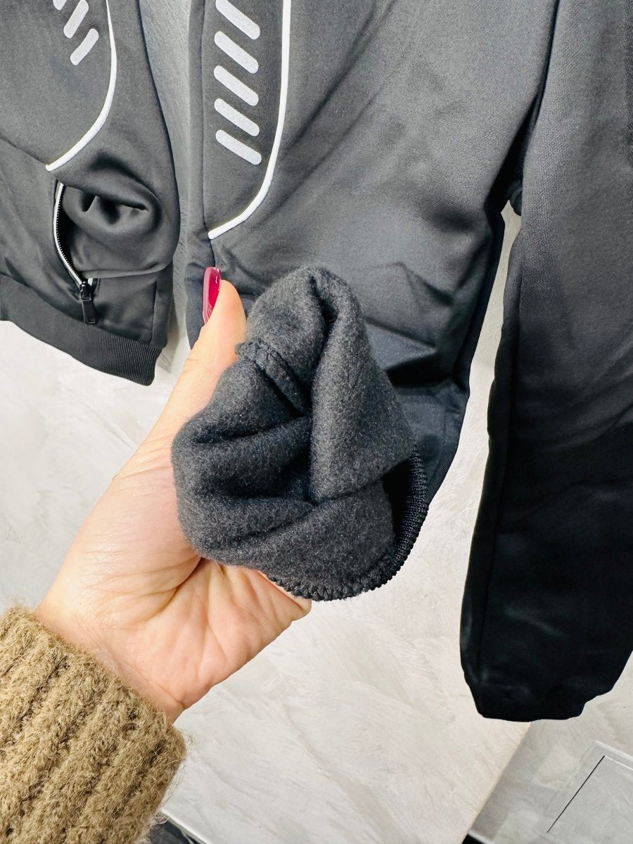 Tuta Modello Ferr@ri felpata Nera - Piccole Canaglie - PC23414