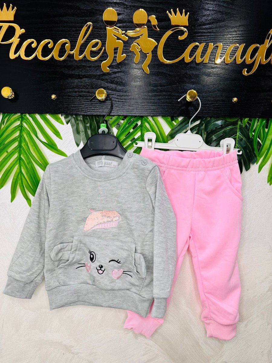 Tuta Orsetta Qy13 Grigio - Piccole Canaglie - PC25626