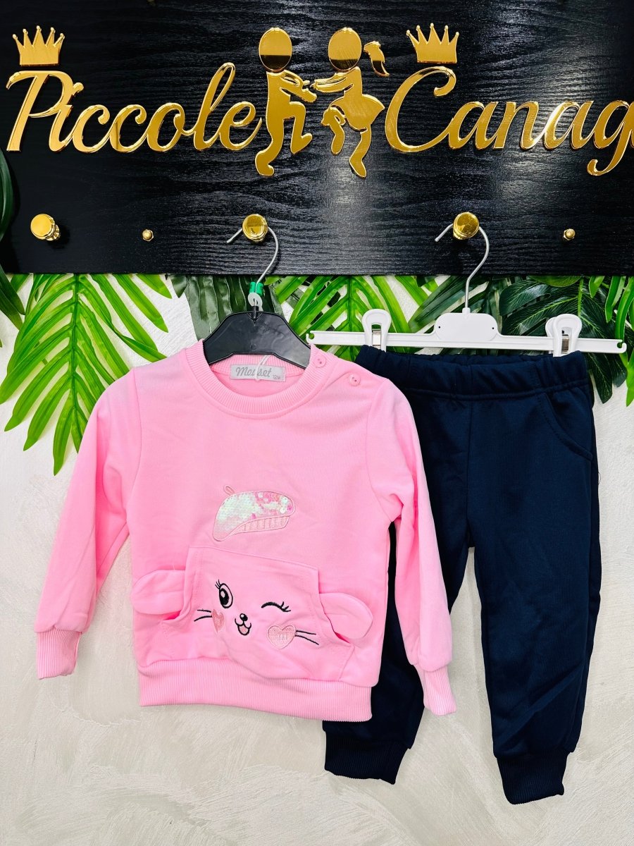 Tuta Orsetta Qy13 Rosa - Piccole Canaglie - PC25621