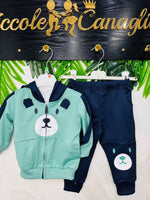 Tuta Orso 3d Verde 650 - Piccole Canaglie - PC25727