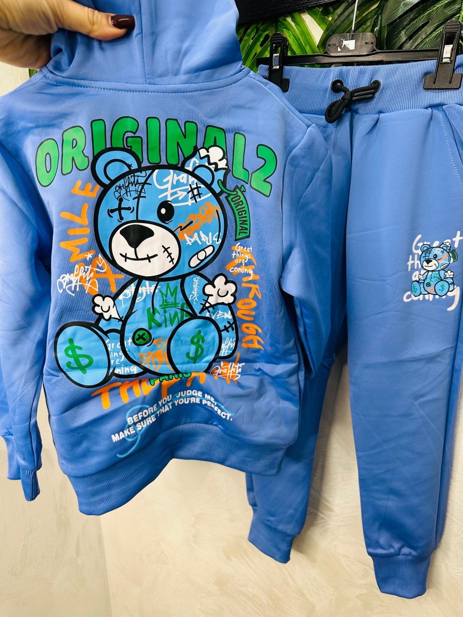 Tuta Orso Graffiti Avio 112 - Piccole Canaglie - PC25752