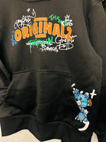 Tuta Orso Graffiti Nera 112 - Piccole Canaglie - PC25737