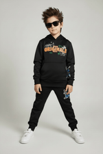 Tuta Orso Graffiti Nera 112 - Piccole Canaglie - PC25737