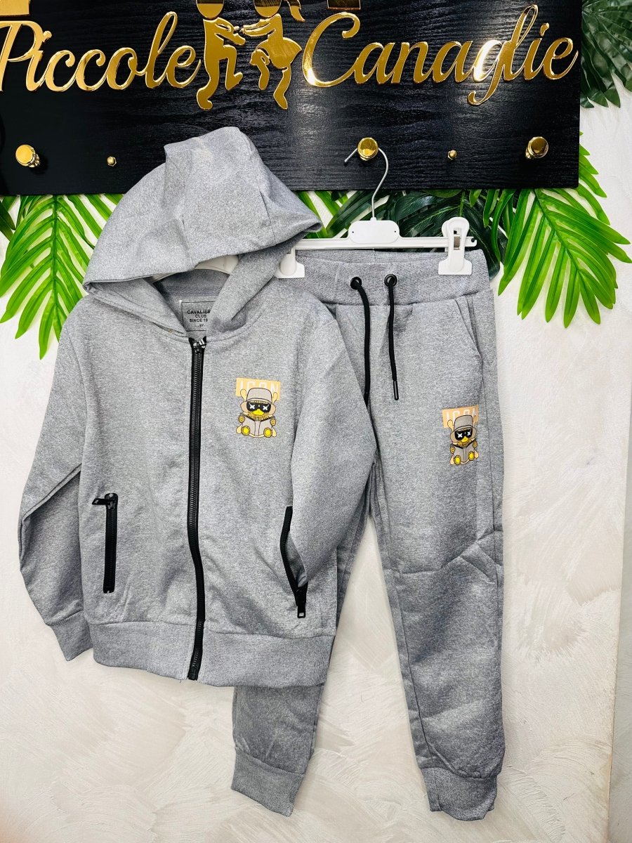 Tuta Orso Rapper Grigia 108 - Piccole Canaglie - PC25717