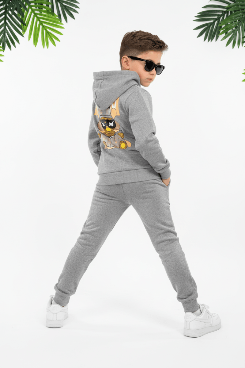 Tuta Orso Rapper Grigia 108 - Piccole Canaglie - PC25717