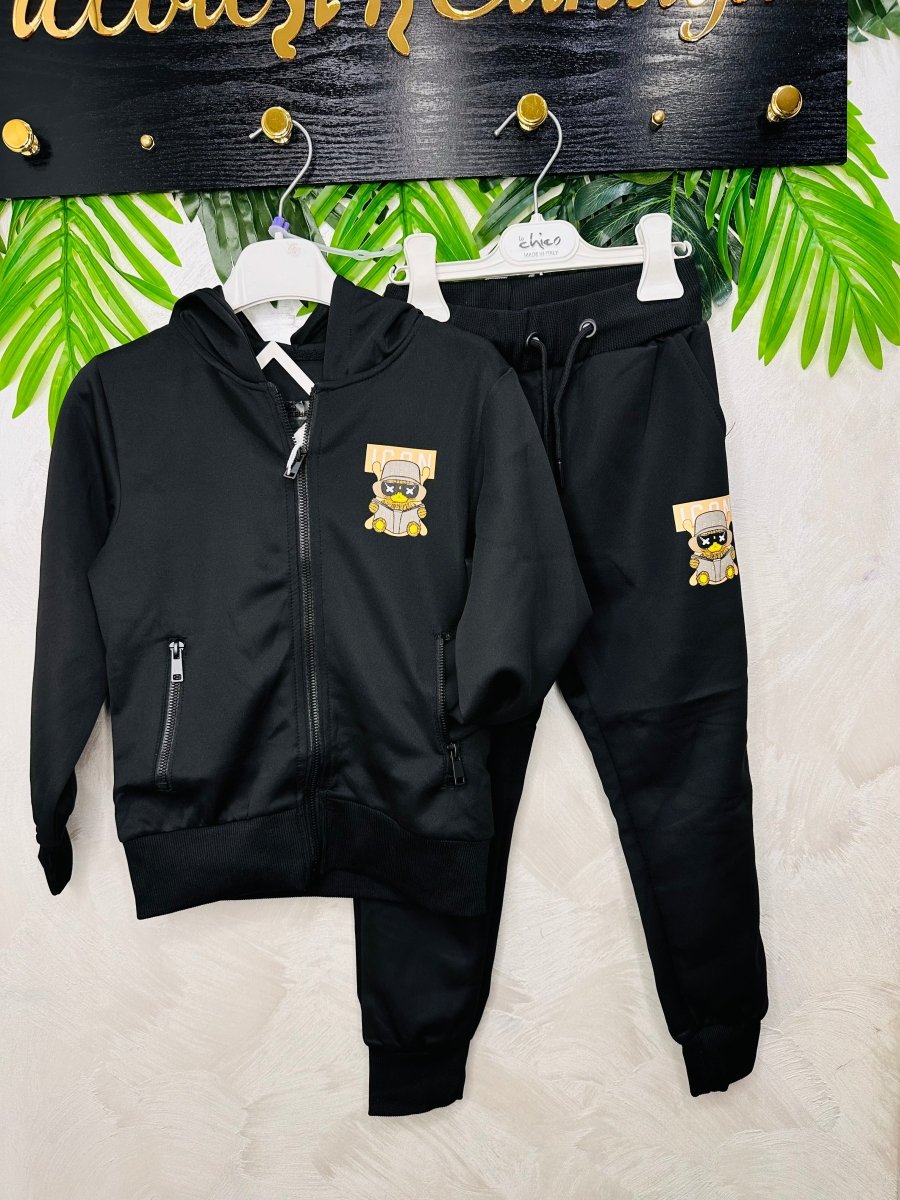 Tuta Orso Rapper Nera 108 - Piccole Canaglie - PC25712