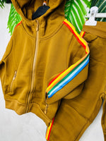 Tuta Sprint Multicolor Biscotto Felpata - Piccole Canaglie - PC23348