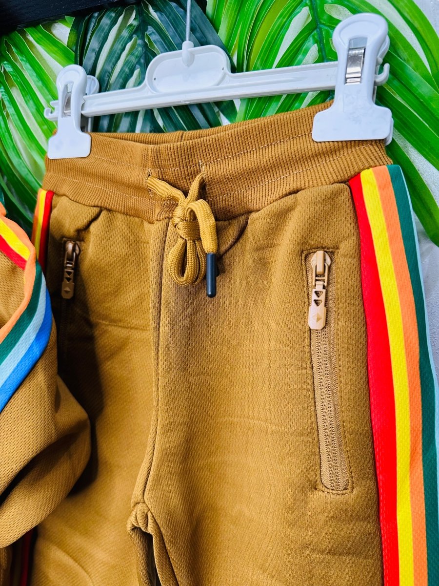 Tuta Sprint Multicolor Biscotto Felpata - Piccole Canaglie - PC23348