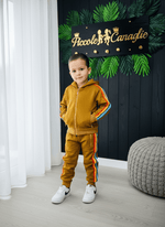 Tuta Sprint Multicolor Biscotto Felpata - Piccole Canaglie - PC23348