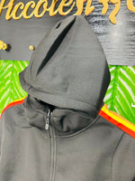 Tuta Sprint Multicolor Nera Felpata - Piccole Canaglie - PC23337