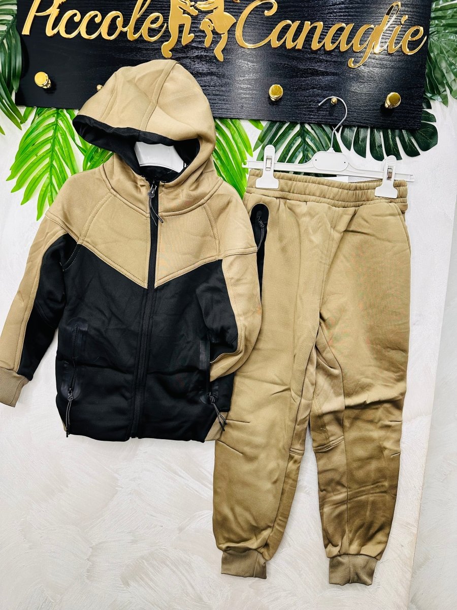 Tuta tech tortora - Piccole Canaglie - PC24612