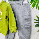 Tuta Teddy verde mela - Piccole Canaglie - PC22261