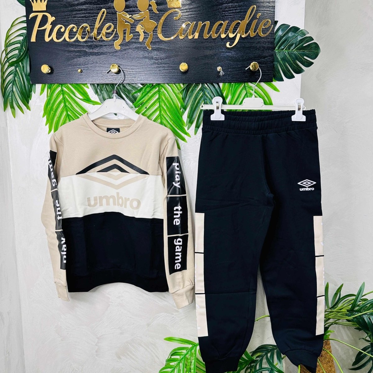 Tuta Umbro Natural Grey - Piccole Canaglie - PC22479