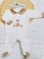 Tutina Caldo cotone orso neutro 30414 - Piccole Canaglie - PC23804