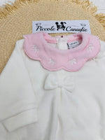 Tutina ciniglia batuffoli i B54810F panna - Piccole Canaglie - PC29814