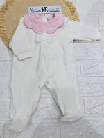 Tutina ciniglia batuffoli i B54810F panna - Piccole Canaglie - PC29814