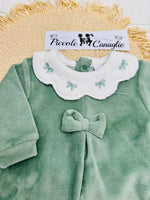 Tutina ciniglia batuffoli i B54810F verde - Piccole Canaglie - PC29811